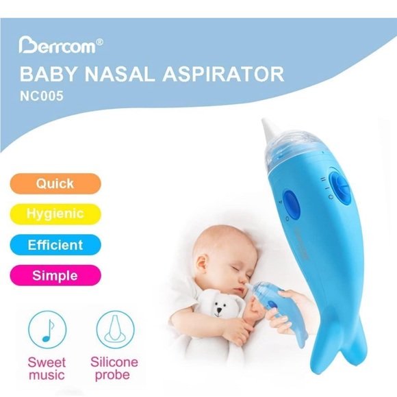 Berrcom Electric ⚡️ Baby 👶🏽 Nasal 👃 Aspirator w 2 Suction Modes & Music 🎼 - Picture 8 of 9